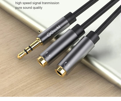 🔊 QGeeM Splitter Audio 3.5mm – Partagez Votre Son en Toute Simplicité ! 🎧🔗