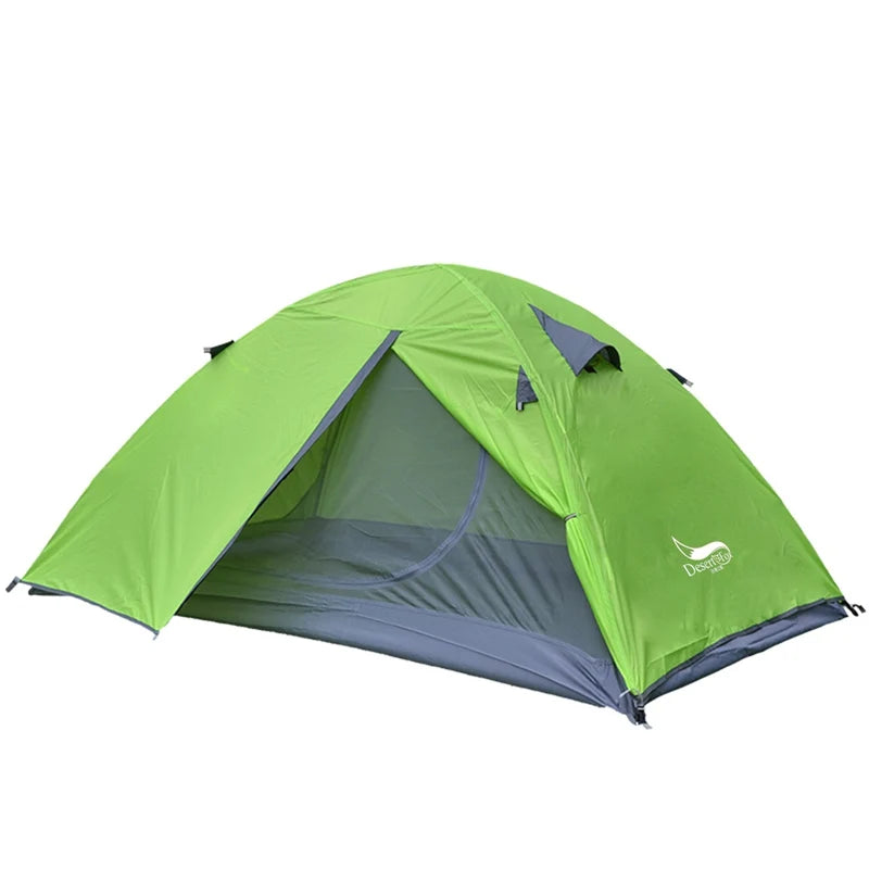 Tente de Camping 2 Personnes Desert & Fox – Imperméable, Légère & 4 Saisons