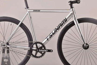 Tsunami SNM100 Fixie vélo à pignon fixe piste vélos de course à vitesse unique 700C cadre en aluminium pièces de cyclisme personnalisables sans frein