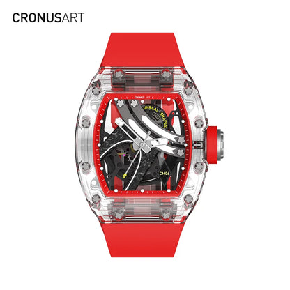 Kronos Art RM Style – Montre Mécanique Homme à Cadran Squelette & Boucle Papillon