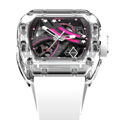 Kronos Art RM Style – Montre Mécanique Homme à Cadran Squelette & Boucle Papillon