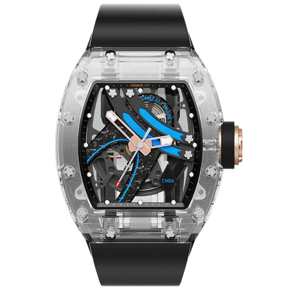 Kronos Art RM Style – Montre Mécanique Homme à Cadran Squelette & Boucle Papillon