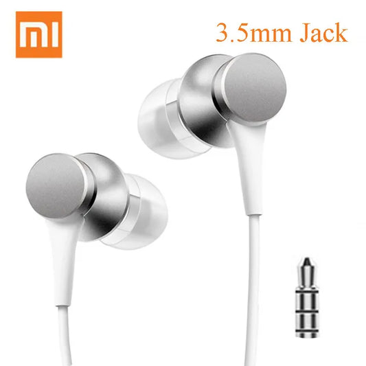 Original Xiaomi casque Mi Piston 3 dans l'oreille frais 3.5mm fil contrôle écouteur musique stéréo micro pour Huawei Xiaomi Smartphone