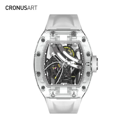 Kronos Art RM Style – Montre Mécanique Homme à Cadran Squelette & Boucle Papillon
