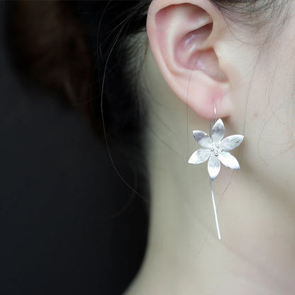 Boucles d'oreilles longues en argent sterling 925 pour femmes, élégantes, pour prévenir les allergies, nouveau Design, bijoux à la mode