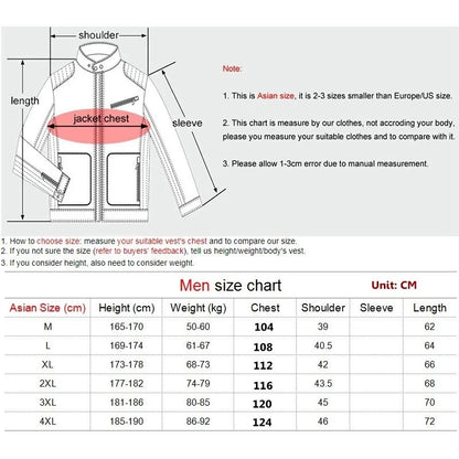 Gilet sans Manches pour Homme - Veste Chaude et Imperméable