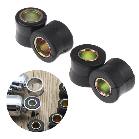 Manchon d'amortisseur arrière universel pour moto, anneau en caoutchouc, bague de partenaires, scooter, 10mm, 12mm, 2 pièces