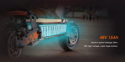 KuKirin NipCity G2 – Trottinette Électrique 800W, Batterie 48V 15Ah, Pliable, Pneus 10" Off-Road, Autonomie 60–80 km