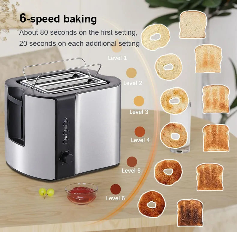 Grille-pain multifonction DMWD 4 tranches – Toaster, Sandwich &amp; Gaufrier