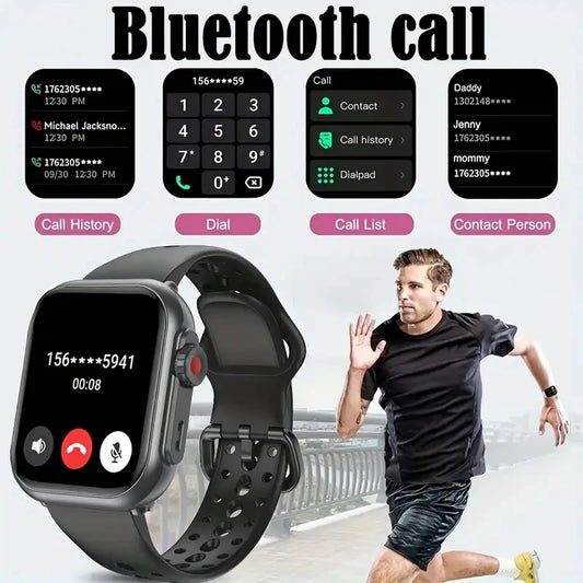 Montre Intelligente BOXUXING 2025 – Écran 1,85", Santé et Sport, Assistant Vocal