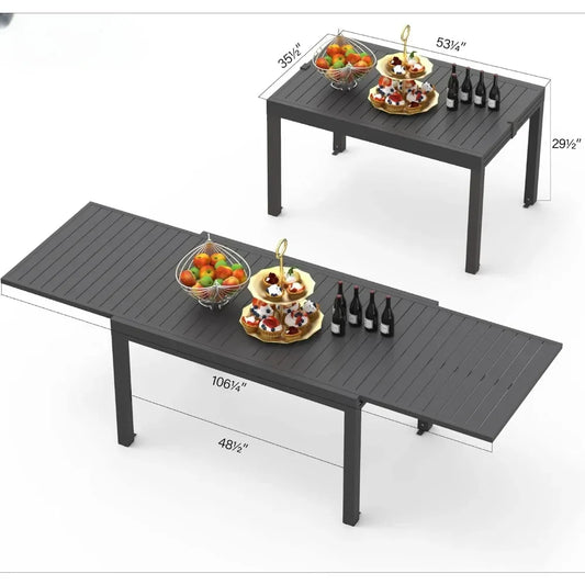 Offre spéciale et table extérieure de haute qualité pour porche, pelouse, jardin, petite table rectangulaire de bar