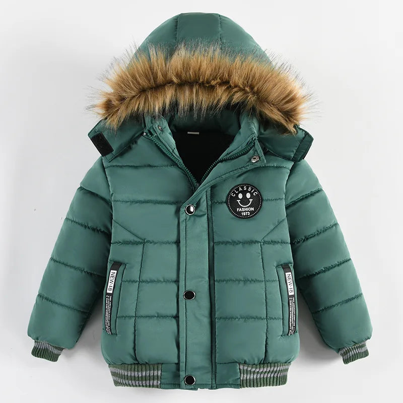 🧒 Doudoune Hiver pour Garçons – Parka Chaude 2025