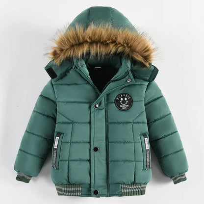 🧒 Doudoune Hiver pour Garçons – Parka Chaude 2025