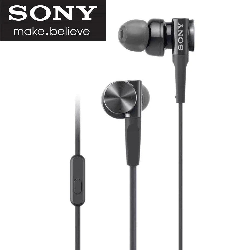 Écouteurs Intra-Auriculaires Sony MDR-XB75AP Extra Bass avec Micro, Filaires 3.5mm et ANC Premium