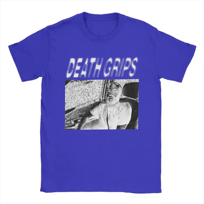 T-shirt Homme Hipster à Poignées de Mort – Coton, Col Rond, Manches Courtes