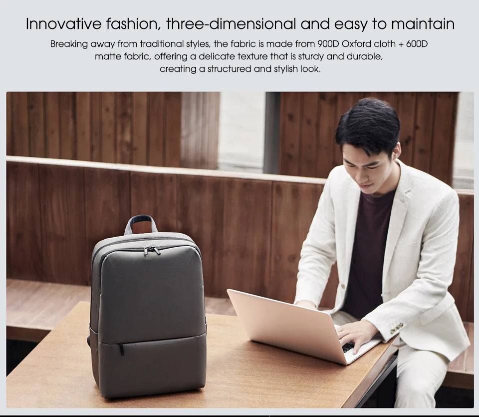 Sac à Dos Xiaomi Classic Business 2 – 18L, Étanche et Élégant pour Ordinateur Portable