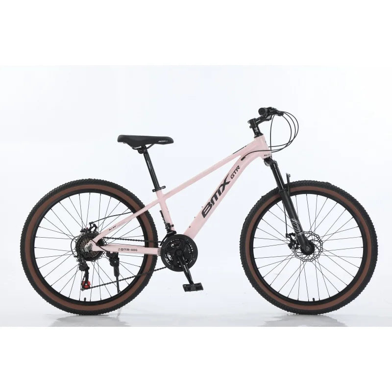Vélo de Montagne 21 Vitesses – Freins à Disque, 26/27,5/29 pouces, Adulte Unisexe