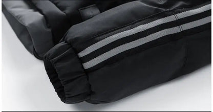🧥 Doudoune d’Hiver Homme à Capuche – Coupe Décontractée, Chaude & Stylée (Taille jusqu’à 5XL)