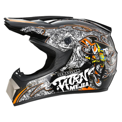 Casque de motocross pour jeunes – léger et sûr pour tout-terrain, karting, descente et vélo de cross