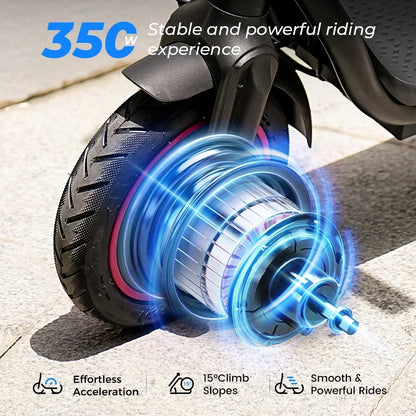 ISCOOTER W5 – Scooter Électrique Pliable 350W, 36V, Pneus Gonflables 8,5"  Description produit :