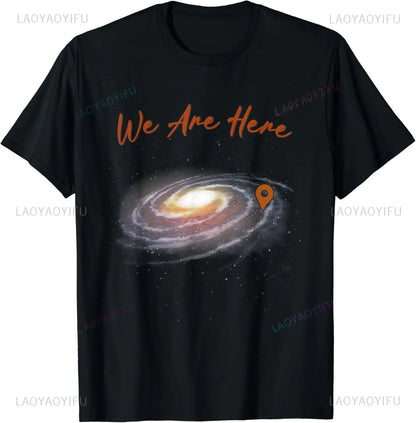 T-shirt unisexe Galaxie Astronomie, streetwear