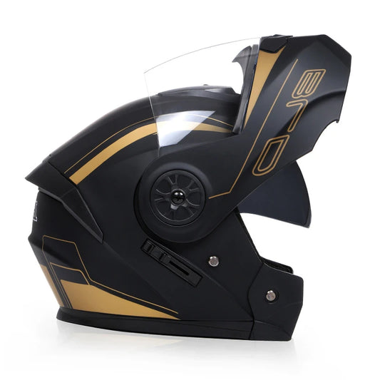Casque de moto rabattable pour hommes et femmes, sécurité, descente, motocross, course modulaire, visage intégral personnalisé, approuvé par le DOT