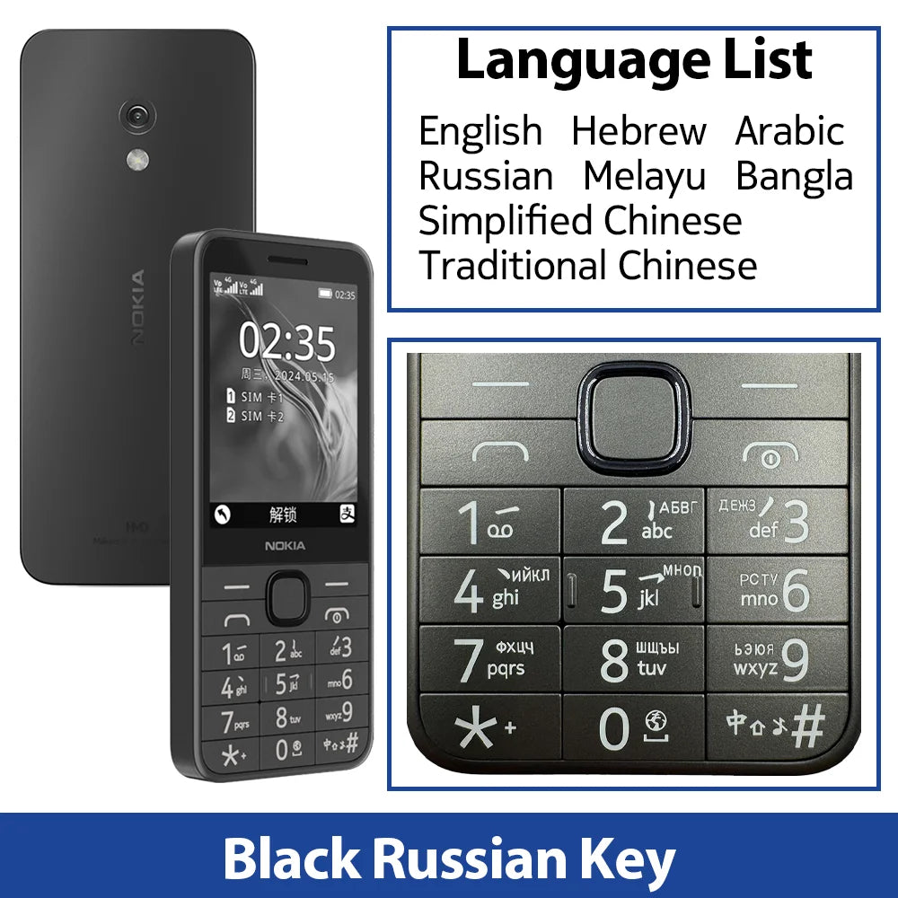 📱 Nokia 235 4G (2024) – Téléphone à touches Double SIM