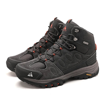 HIKEUP Bottes de Randonnée Homme – Chaudes, Confortables et Respirantes pour Plein Air