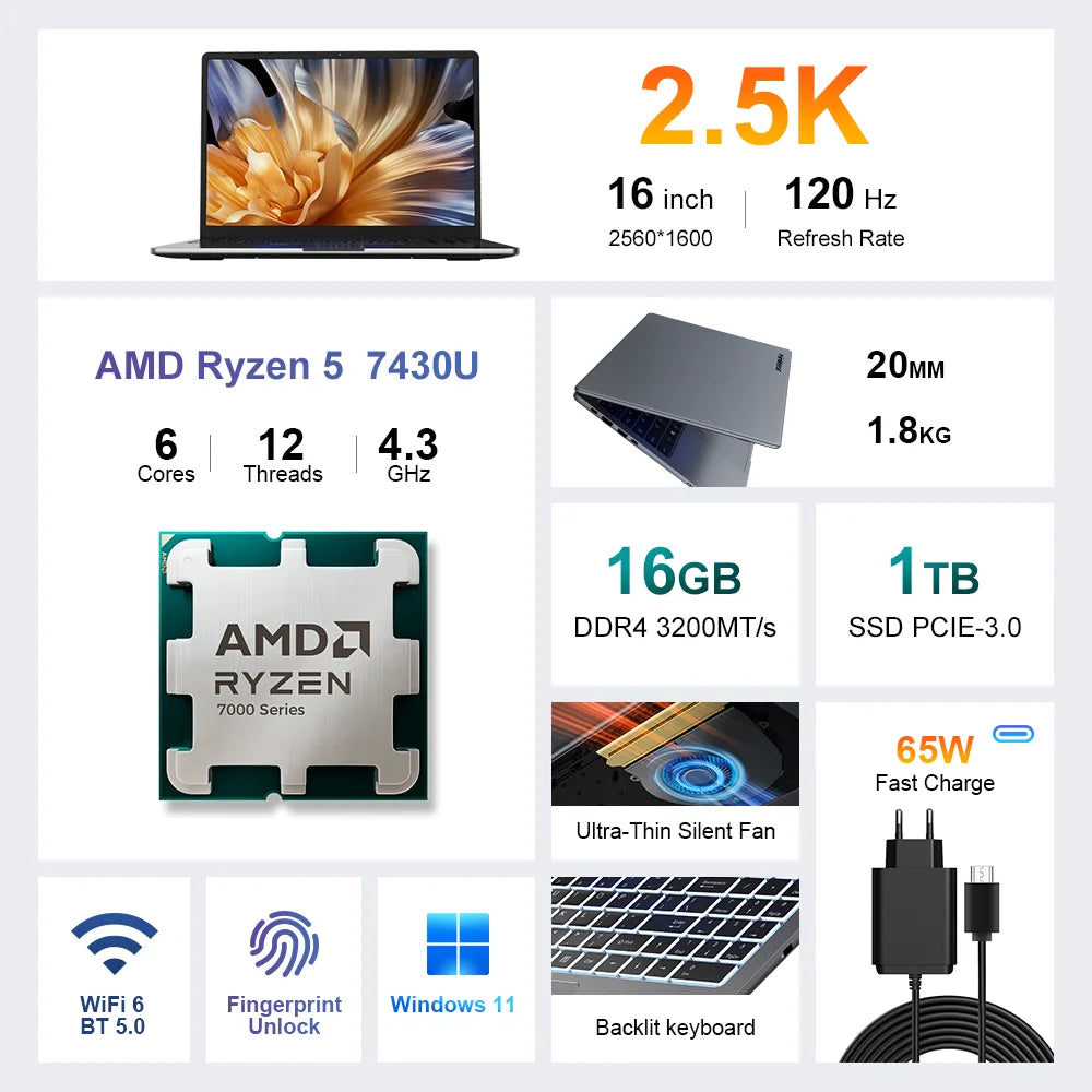 Ninkear A15 Pro – Puissance et élégance dans un design ultrafin