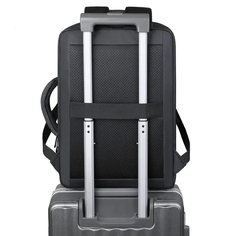 Sac à dos de grande capacité pour hommes, chargeur USB, idéal pour votre ordinateur portable, étanche, voyage d'affaires, sac à bagage.