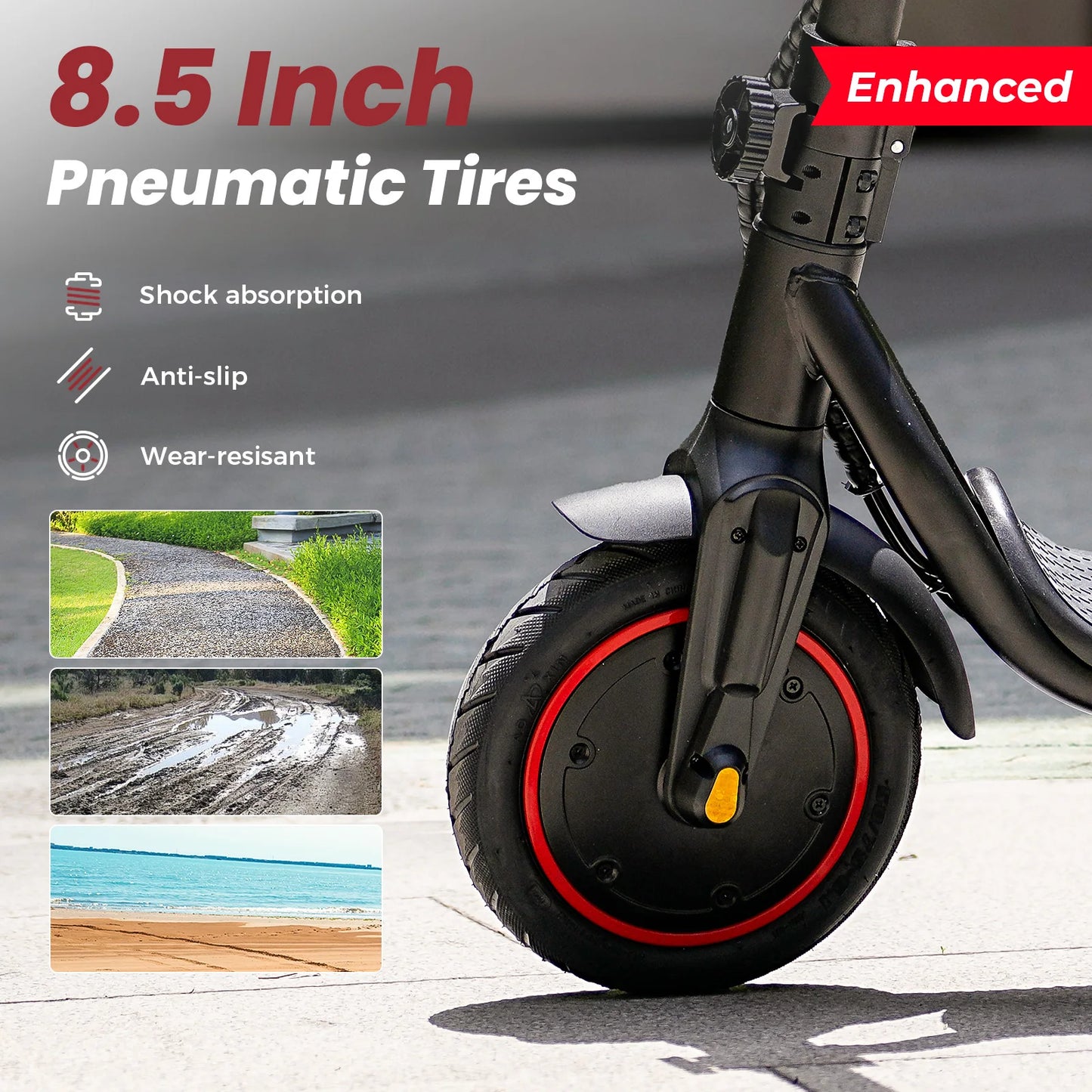 ISCOOTER W5 – Scooter Électrique Pliable 350W, 36V, Pneus Gonflables 8,5"  Description produit :