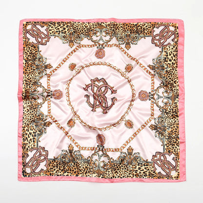 🧣 Foulard Carré Léopard LMLAVEN – Chic, Rock & Multifonction