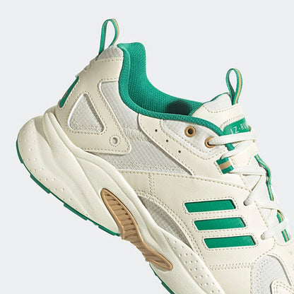 Adidas JZ RUNNER Retro – Baskets Unisexe Respirantes avec Accents Verts