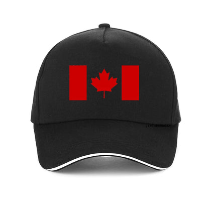 Casquette Baseball en Coton « Érable » – Unisexe, Réglable, Style Canadien