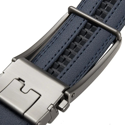 Ceinture de Luxe pour Hommes en Cuir Véritable Designer de Marque Automatique Haute Qualité Taille Élégante pour Jeans