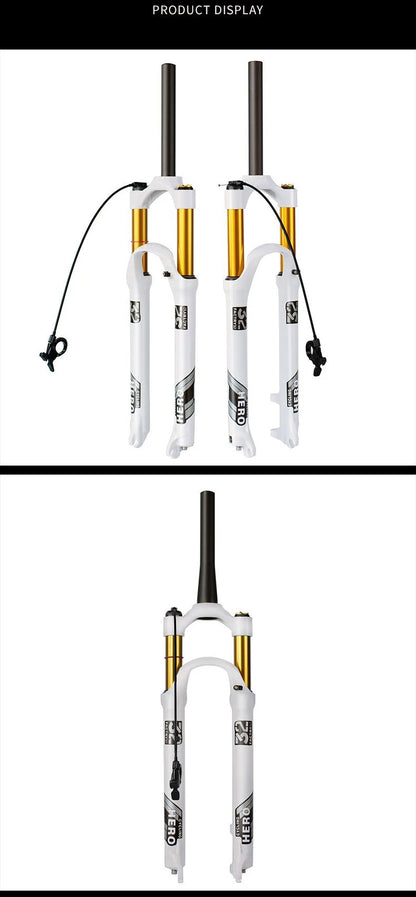 🚲 Fourche Avant VTT A850 – 120mm, Suspension Air en Alliage de Magnésium