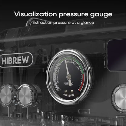 Machine à Expresso Semi-Automatique HiBREW H10A – 19 Bars, Température et Volume Réglables