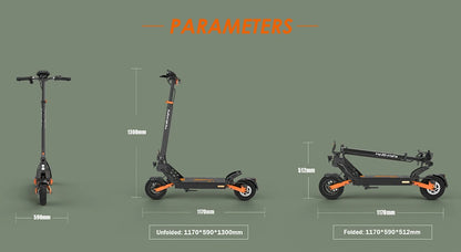 KuKirin G2 Pro VMP Scooter électrique 500W 48V 15.6Ah 9 pouces tout-terrain pneu pliable Scooter électrique 25 KM/H vitesse 65KM portée