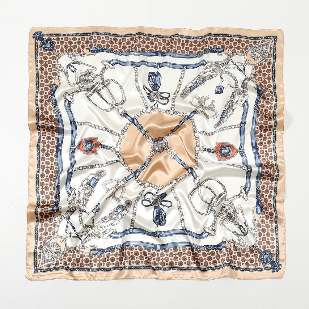🧣 Foulard Carré Léopard LMLAVEN – Chic, Rock & Multifonction