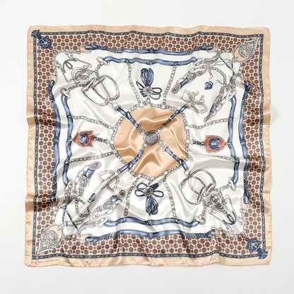 🧣 Foulard Carré Léopard LMLAVEN – Chic, Rock & Multifonction