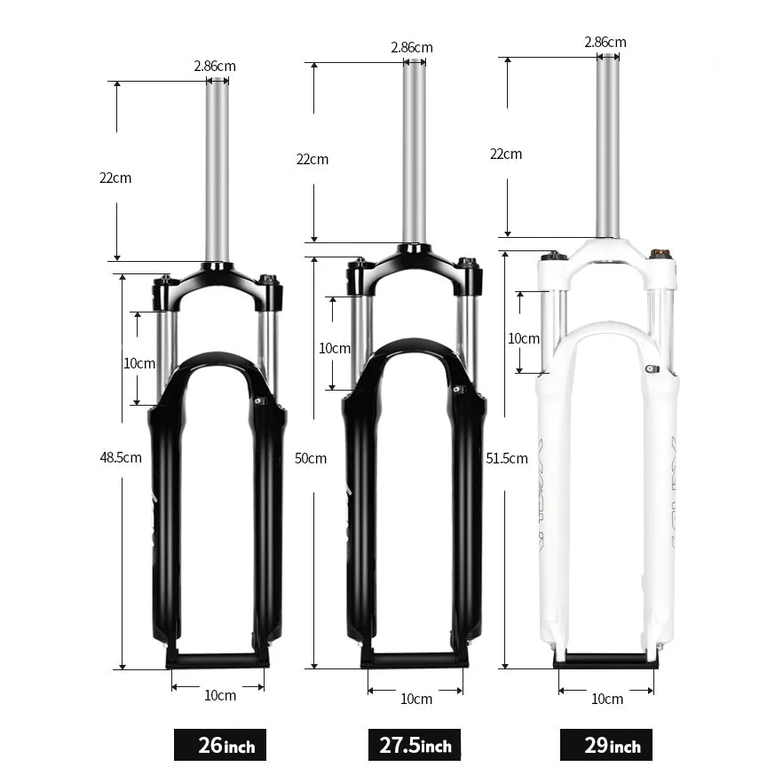 Fourche VTT SUNTOUR XCM – Suspension à ressort huile, verrouillage d’épaule, 100 mm, 26-29’’