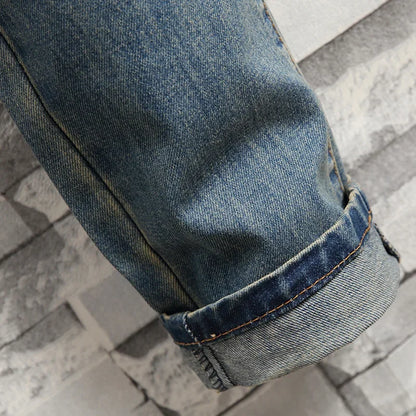 2024 Nouveaux Jeans Rétro Déchirés Slim pour Hommes