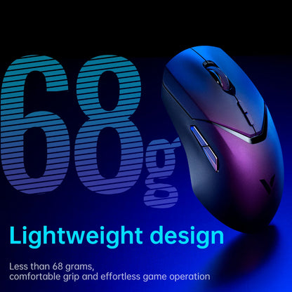 Rapoo VT9PRO – Souris de jeu sans fil légère 68g, 26000 DPI, autonomie 160H
