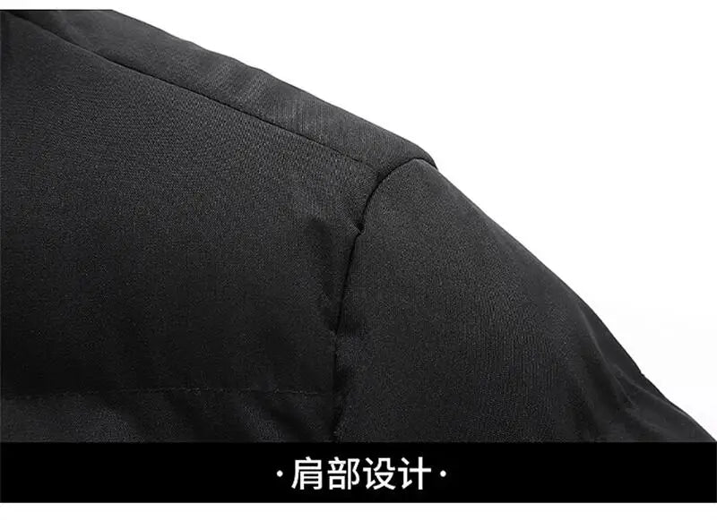 🧥 Doudoune Imperméable pour Hommes – Manteau Chaud Hiver 2025