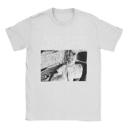 T-shirt Homme Hipster à Poignées de Mort – Coton, Col Rond, Manches Courtes