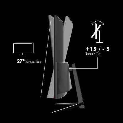Écran LED incurvé ultra large de 27 pouces, 1K 2K 4K 144hz 165hz, matériel informatique pour PC de jeu
