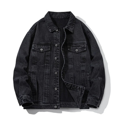 Veste en denim homme loose KK LUFAINA – Style casual sport printemps/automne