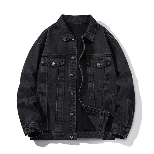 Veste en denim homme loose KK LUFAINA – Style casual sport printemps/automne