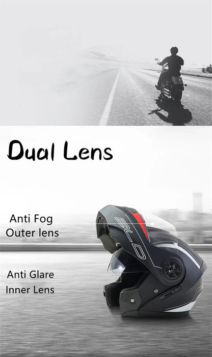 Casque de moto rabattable pour hommes et femmes, sécurité, descente, motocross, course modulaire, visage intégral personnalisé, approuvé par le DOT