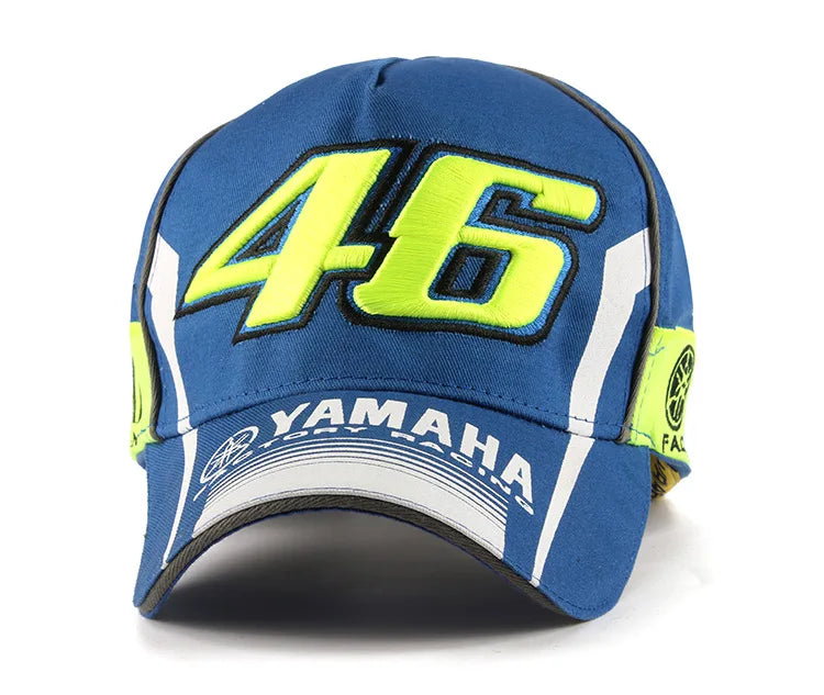 Casquette Baseball Yamaha Moto Course Unisexe Brodée Protection Solaire Été
